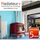 Poêle en fonte Bradford - INVICTA - Finition Anthracite