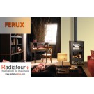 Poêle à bois Durcal Coin avec bucher - FERUX