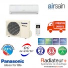 Climatisation Murale mono-split Inverter + Panasonic - KIT-E9-JKE-33