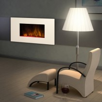 Cheminée décorative design White Loft- CHEMIN'ARTE