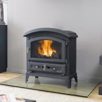 Poêle traditionnel CANADIEN 10,5 kW Peint anthracite GODIN 310103