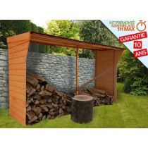 Abri buches capacité de stockage 4 stères - EMABRI-AB02
