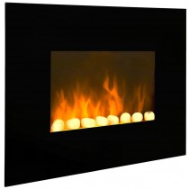 Cheminée electrique décorative Black Fire - CHEMIN'ARTE - 039 2000W Radiateur Plus