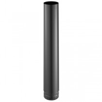 Tuyau émaillé de couleur gris mat avec 100 cm de longueur et 100 mm de diamètre - POUJOULAT - 58100005