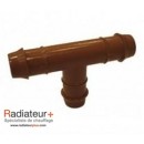 Raccords cannelés Tés pour tube claire 9/12 mm - CLIMFIX-CTTC04