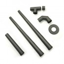 Tubes d'évacuation pour poêle à granulés EMAFLAM - Pack complet