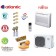 Climatisation Console Double Flux DC Inverter Réversible Mono-split ATLANTIC Fujitsu - (4.2kW) - AGYG 14 LVC 878015 + KIT LIAISON FRIGORIFIQUE ref.03KPS14312M1
