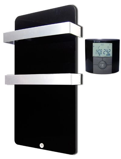 Sèche serviettes HAVERLAND - 400 W XTAL BAGNO Noir